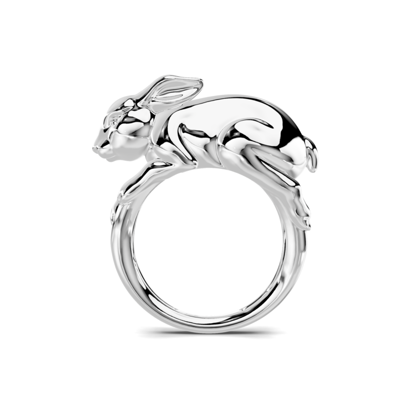 AH Rabbit Ring | Silver